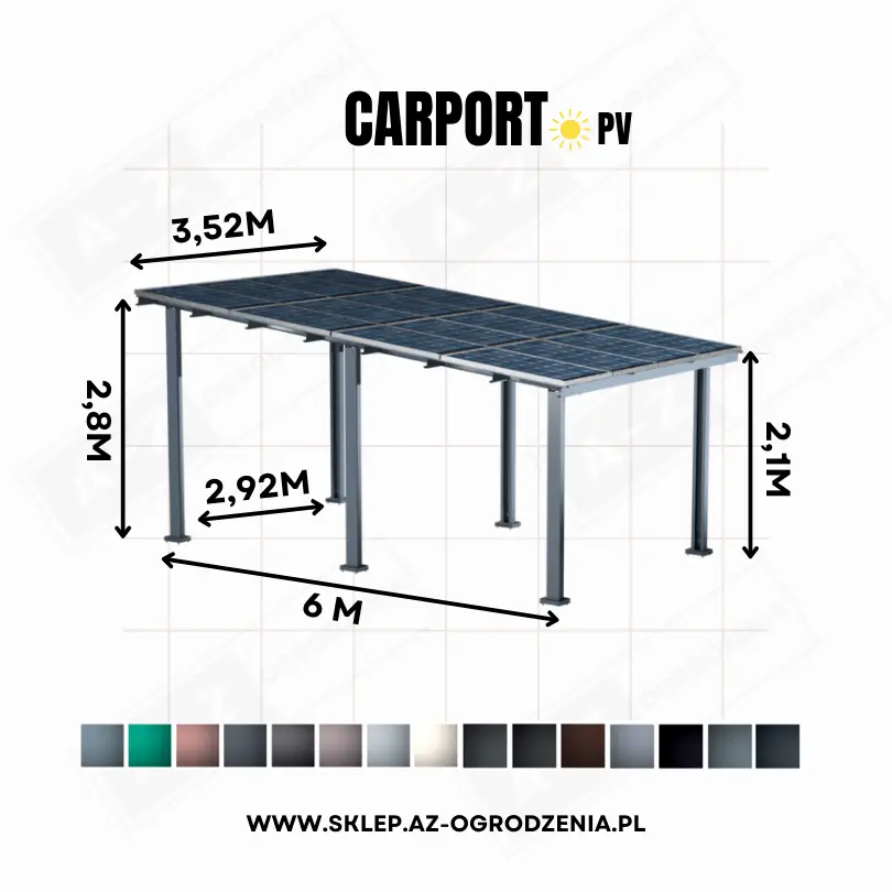 Jakie wymiary ma wiata samochodowa Carport