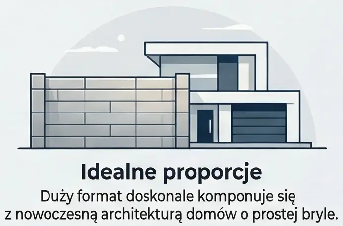 Czy duże bloczki pasują do każdego typu architektury?